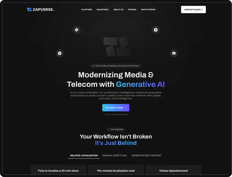 Zapverse Homepage 3
